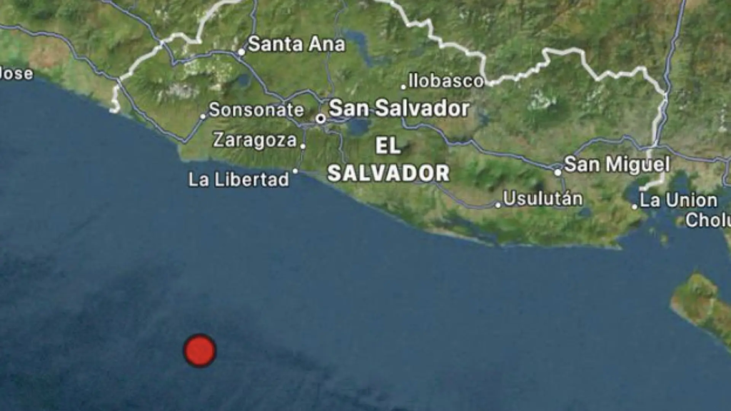 Un sismo de 6,1 sacude buena parte de El Salvador sin reportes de víctimas o daños