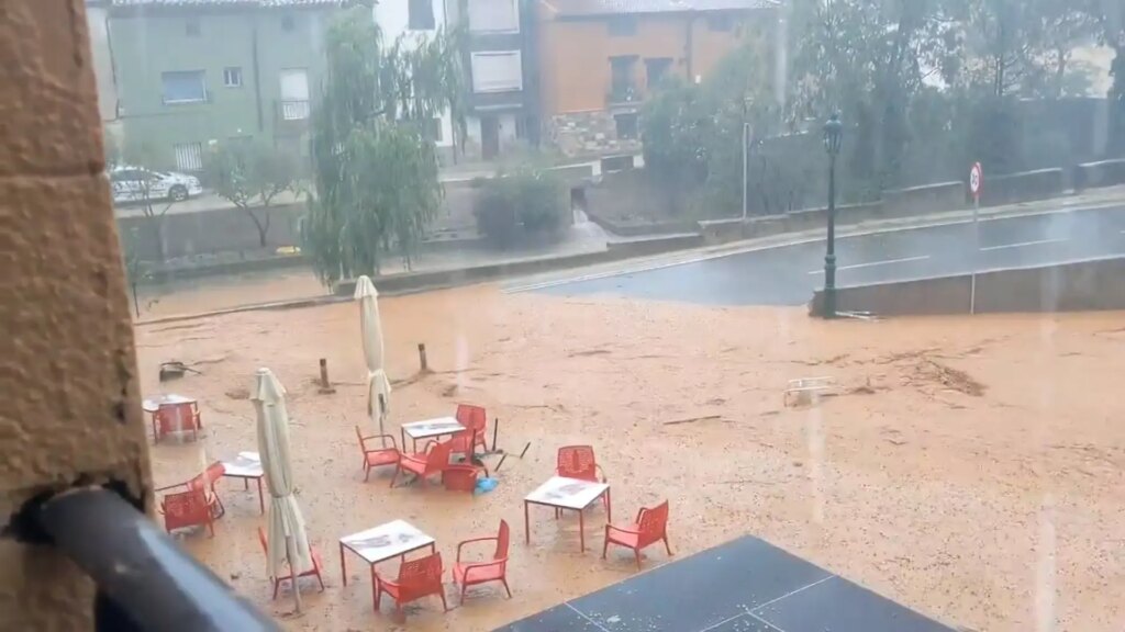«Nunca he visto bajar esta cantidad de agua»