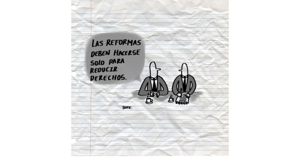 Caricatura: Reformas, oposición y ataques Caricatura: Reformas, oposición y ataques