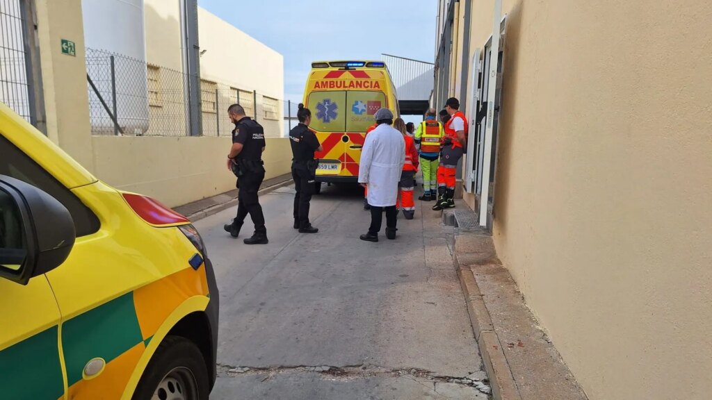Herido grave un trabajador al quedar atrapado en una máquina de despiece de pollos en un matadero de Alcalá