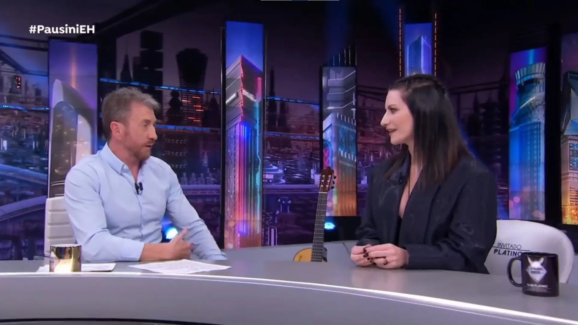 Laura Pausini le desvela a Pablo Motos en ‘El Hormiguero’ con qué artista español le gustaría hacer un dúo