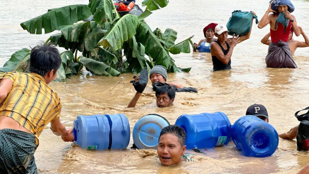 Suben a 293 los muertos y a 89 los desaparecidos por las inundaciones en Birmania