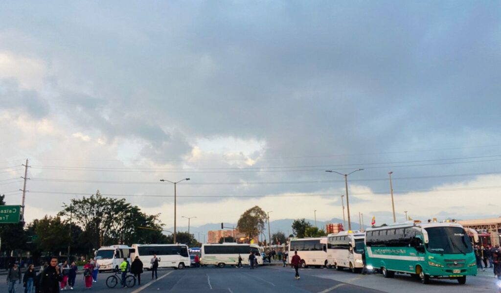 EN VIVO: Movilizaciones en Bogotá: Portales y estaciones cerradas