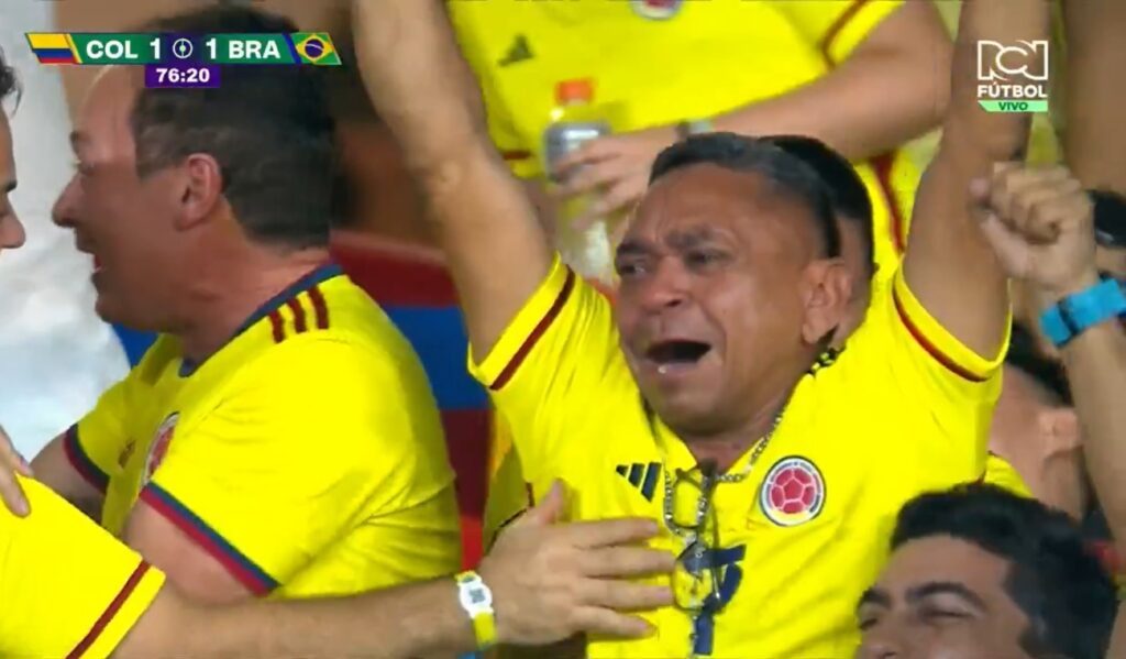 Lucha hasta el final: Colombia y Perú se reparten los puntos