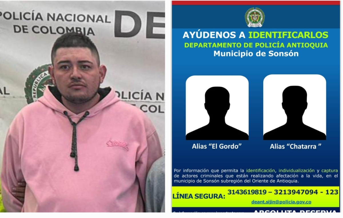 Alias “El Gordo”, uno de los más buscados en Antioquia cayó en Sonsón
