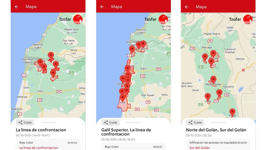 Así funciona Tzofar, la app del móvil que alerta a los israelíes ante los misiles de Irán, Hezbolá y Hamás Así funciona Tzofar, la app del móvil que alerta a los israelíes ante los misiles de Irán, Hezbolá y Hamás