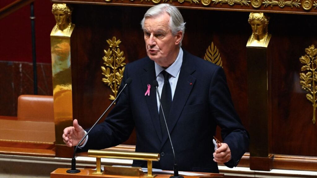 Barnier anuncia subida de impuestos a los ricos y las grandes empresas