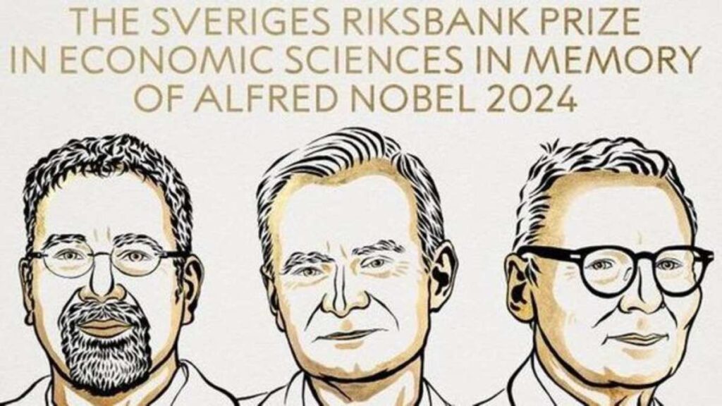 Daron Acemoglu, Simon Johnson y James Robinson, Premio Nobel de Economía 2024 por estudiar cómo se forman las instituciones Daron Acemoglu, Simon Johnson y James Robinson, Premio Nobel de Economía 2024 por estudiar cómo se forman las instituciones