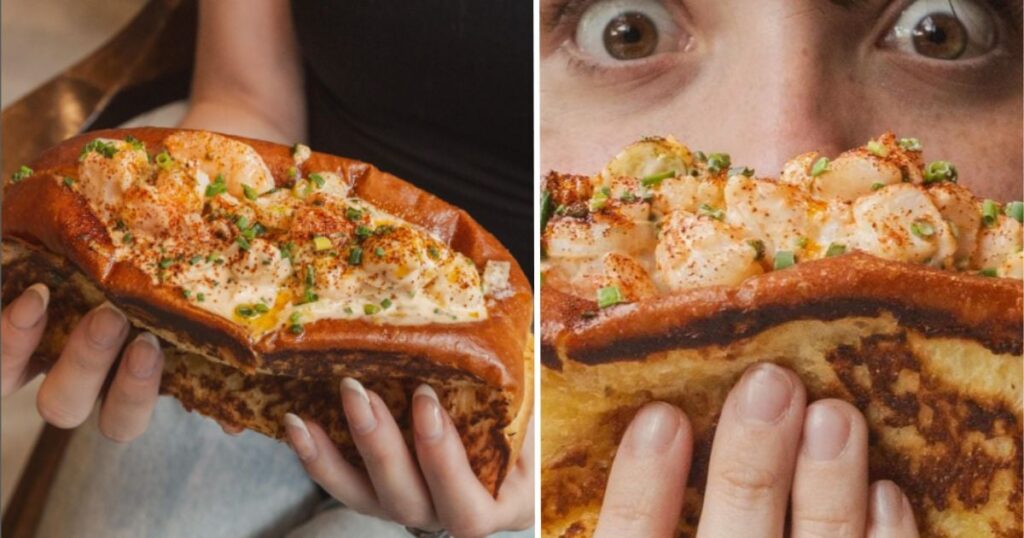 Dónde consigue sandwich de langosta en Bogotá; restaurante, dirección y precio
