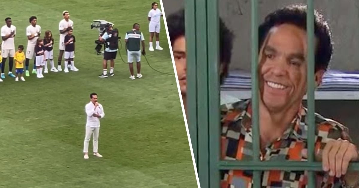 Él es Vetto Gálvez, el músico y actor que cantó el himno de Colombia en el partido contra Chile Él es Vetto Gálvez, el músico y actor que cantó el himno de Colombia en el partido contra Chile