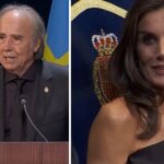 El momento del discurso de Serrat que provocó un gesto de admiración de la reina Letizia en los Princesa de Asturias