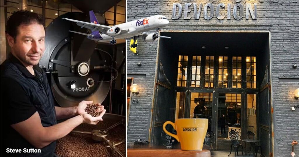El paisa que pone su café fresco en Nueva York mandándolo exprés en aviones de FeDex El paisa que pone su café fresco en Nueva York mandándolo exprés en aviones de FeDex