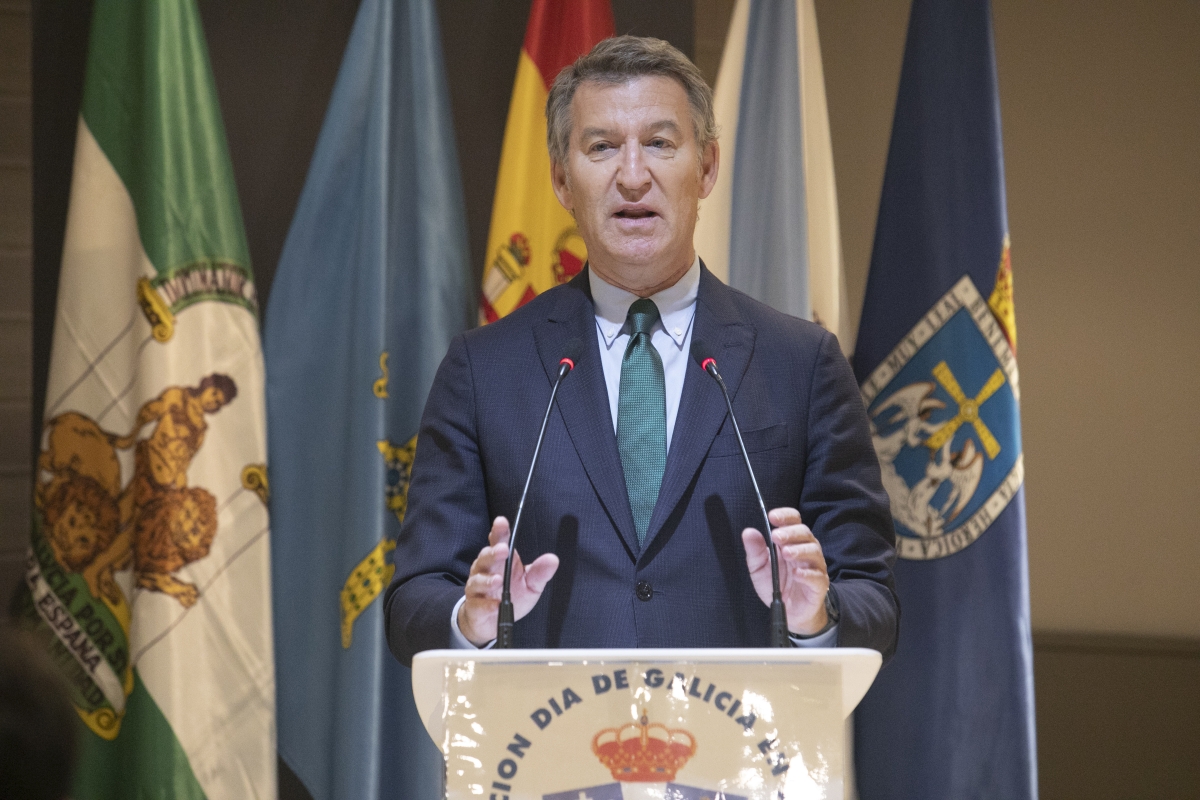 Feijóo señala que su ambición es que España «deje de ser noticia por la corrupción y la hipocresía» Feijóo señala que su ambición es que España «deje de ser noticia por la corrupción y la hipocresía»