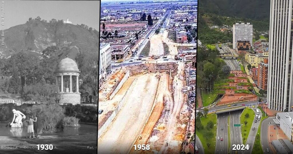Parque Centenario, el magnífico parque en el centro de Bogotá que fue destruido para hacer la Calle 26 Parque Centenario, el magnífico parque en el centro de Bogotá que fue destruido para hacer la Calle 26