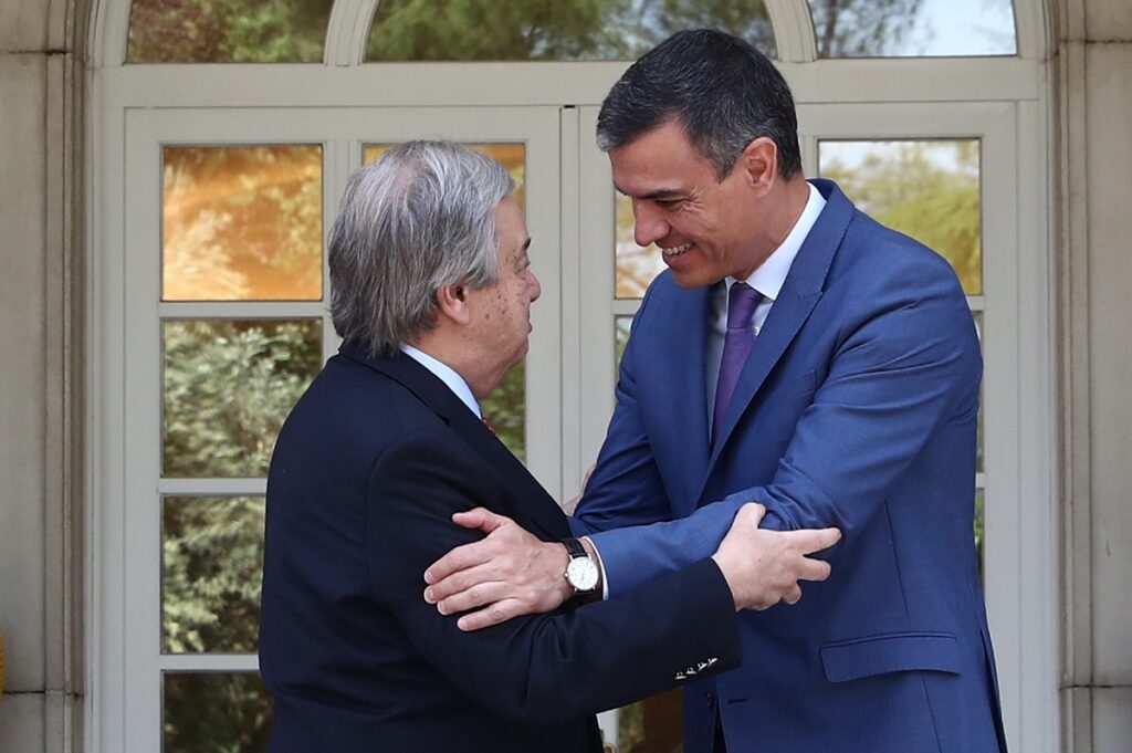 Pedro Sánchez respalda al secretario general de la ONU después del veto de Israel Pedro Sánchez respalda al secretario general de la ONU después del veto de Israel