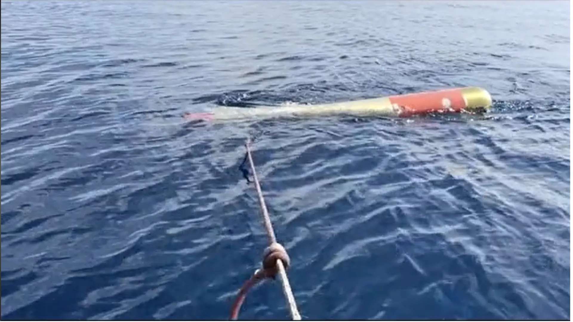 Unos pescadores encuentran un torpedo de la Armada a la deriva cerca de la isla de Tabarca Unos pescadores encuentran un torpedo de la Armada a la deriva cerca de la isla de Tabarca