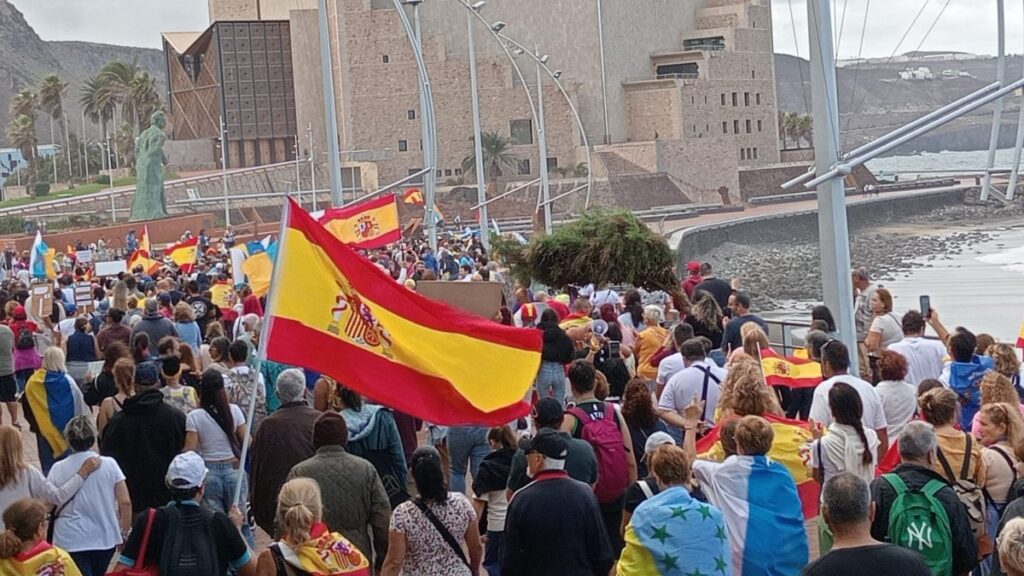 Desigual seguimiento en Canarias a actos contra la inmigración y en defensa de los gatos callejeros