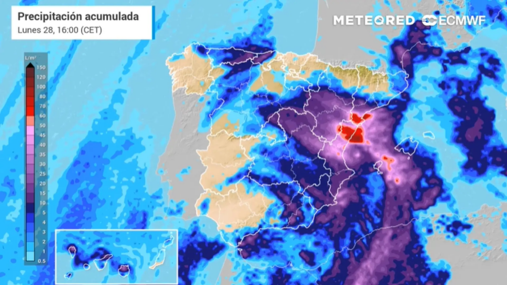 las zonas que esperan fuertes tormentas este lunes