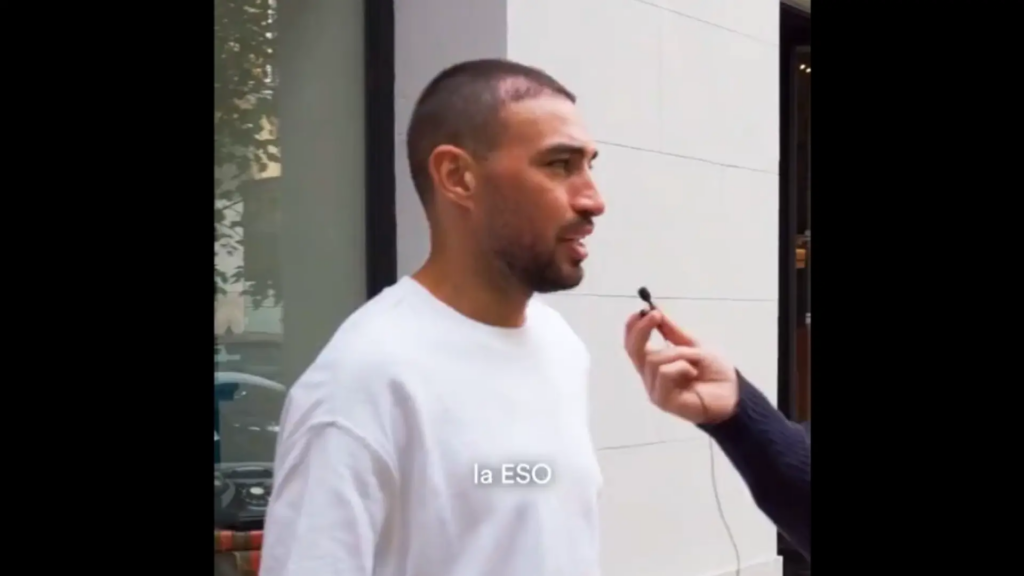 le entrevistan por sorpresa, explica que ha estudiado «la ESO» y las redes estallan le entrevistan por sorpresa, explica que ha estudiado «la ESO» y las redes estallan