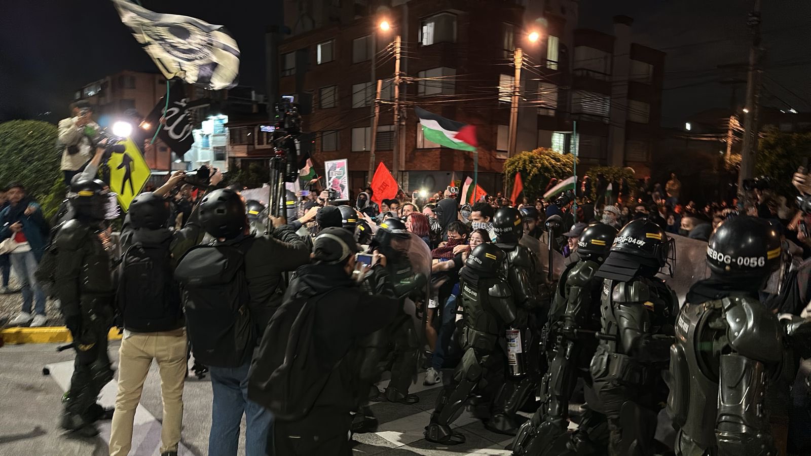 Protestas en la embajada de Estados Unidos