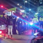 VIDEO: Persecución de película en Bogotá, carro embistió a varias motos