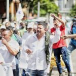 Firmantes de paz marcharon en Medellín para pedir por la vida