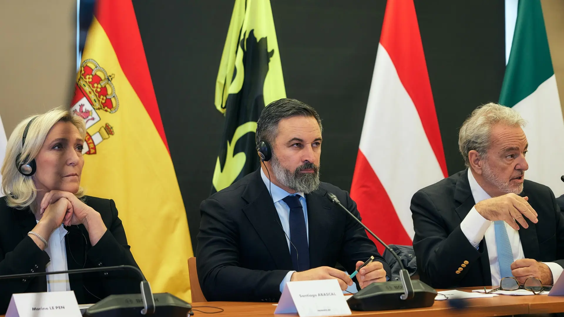 Abascal es elegido presidente de Patriots, formación que integran también los partidos de Orban y Le Pen
