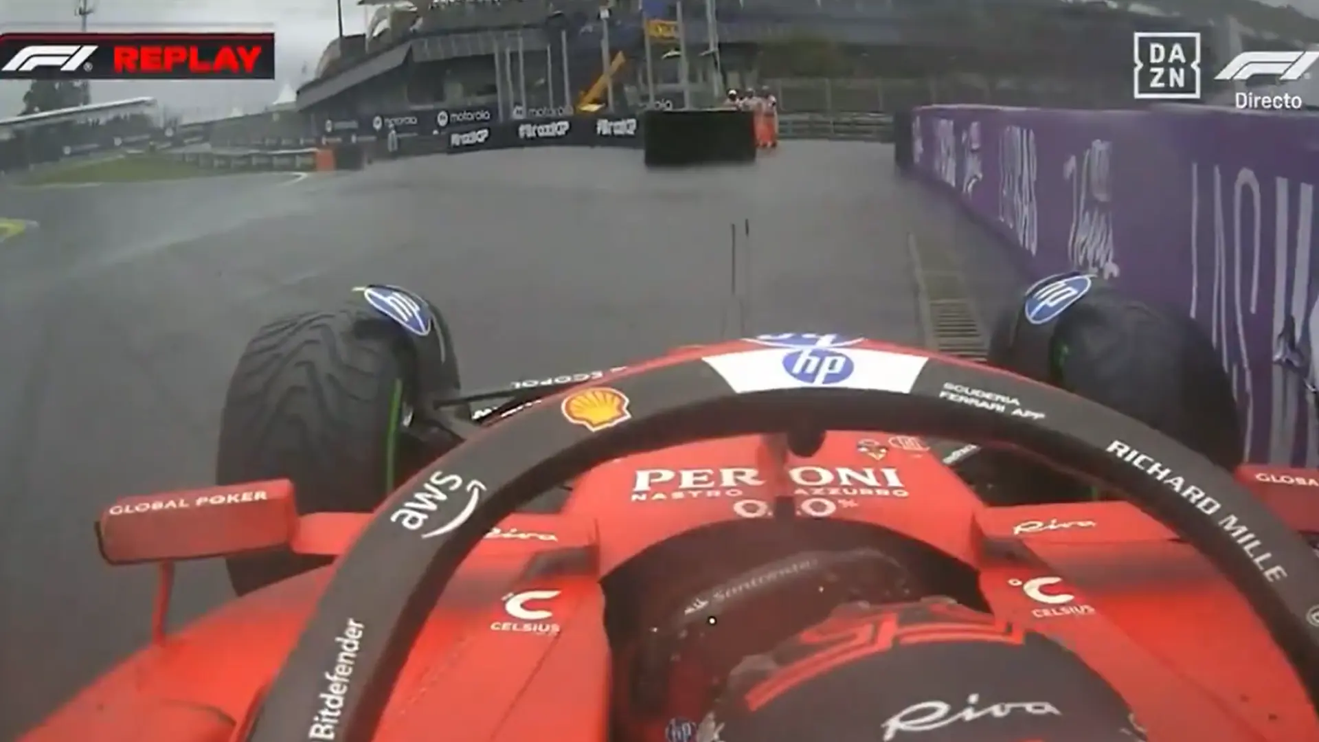 Así ha sido los accidentes de Carlos Sainz y Fernando Alonso en la clasificación del GP de Brasil de F1 Así ha sido los accidentes de Carlos Sainz y Fernando Alonso en la clasificación del GP de Brasil de F1