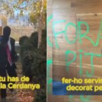 El chalet de Gerard Piqué en la Cerdanya, asaltado por las juventudes de la CUP: «Fuera pijos»