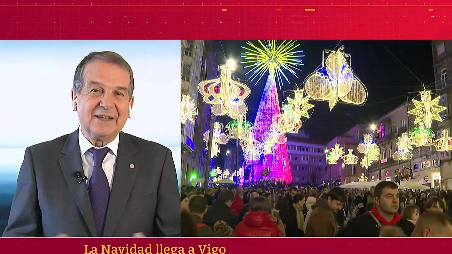 El idioma con el que Abel Caballero no quiere encender las luces de Navidad en Vigo: «No sería capaz»