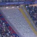 La grada de animación vacía y una invasión de fans del Brest, la imagen que indigna a los culés: «Esto es un cementerio»