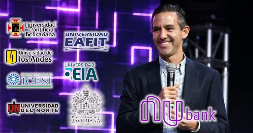 Las 7 universidades colombianas elegidas por David Vélez para las becas de Nubank Las 7 universidades colombianas elegidas por David Vélez para las becas de Nubank