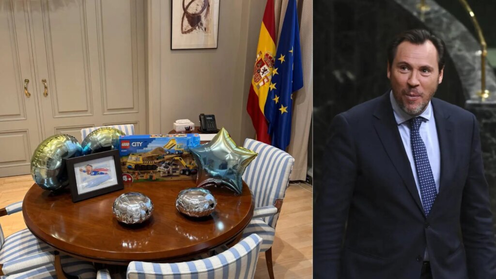 Óscar Puente cumple años, muestra el regalo que le han hecho desde el Ministerio y las redes se llenan de memes