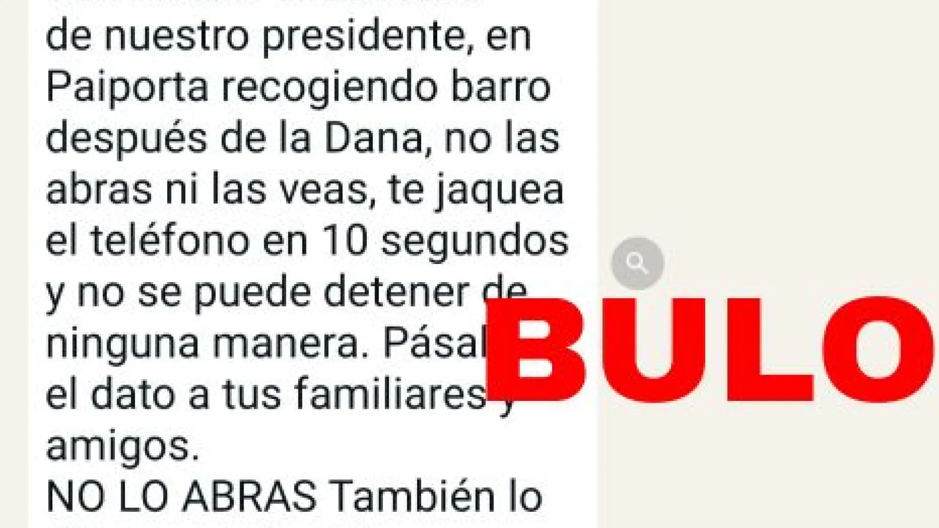 Unas fotos de Pedro Sánchez recogiendo barro en Paiporta no te ‘hackean’ el teléfono en 10 segundos