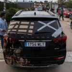 La Guardia Civil abre una investigación por los daños al coche de la comitiva de Pedro Sánchez