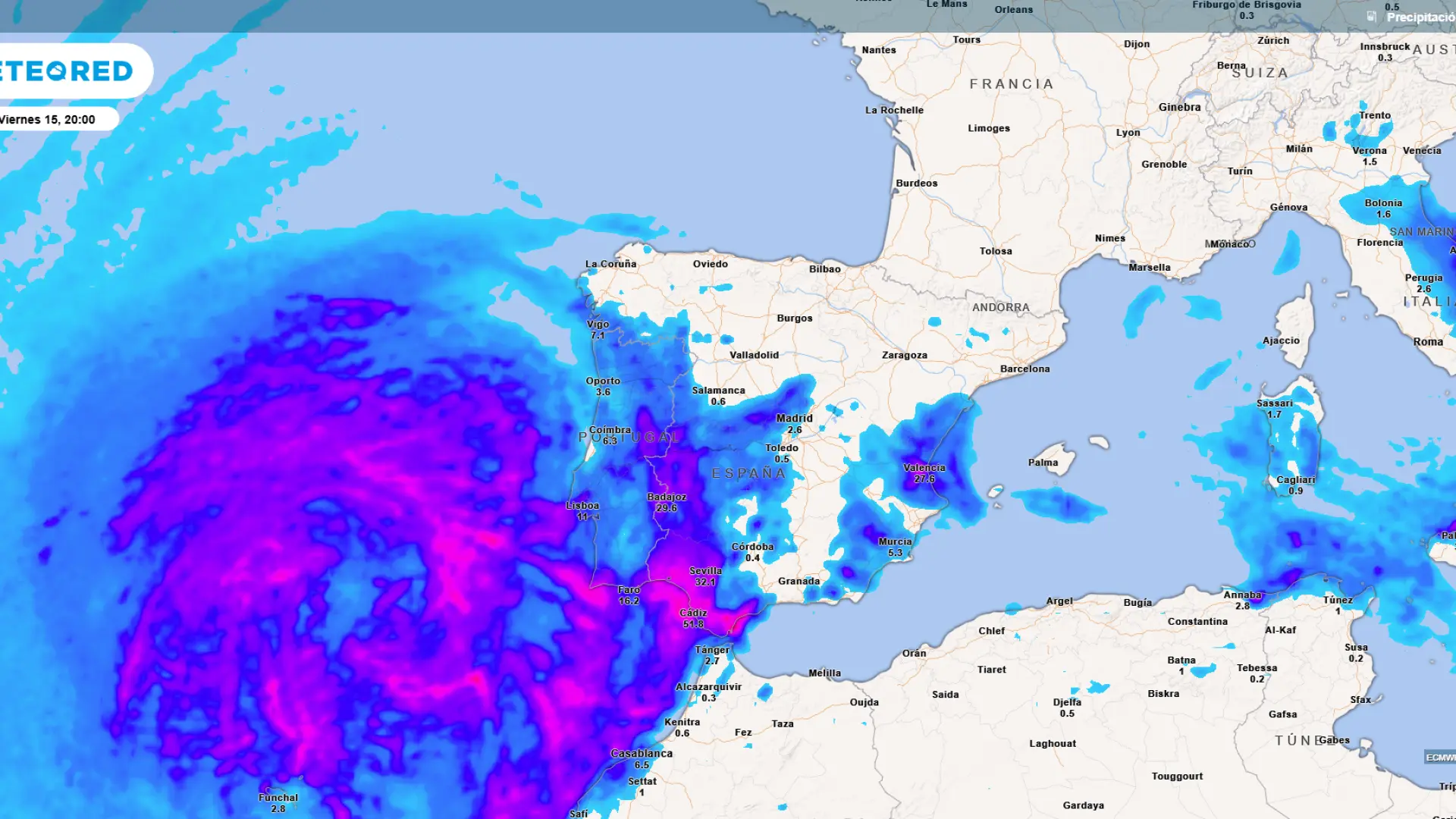 hay siete provincias en alerta