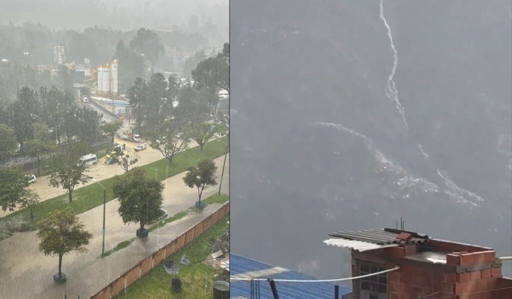 [VIDEO] ¿Lluvias hicieron nuevo río en Usaquén? Se reveló la verdad