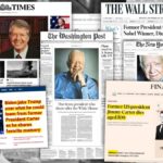 «El pacificador» o «el último evangélico progresista»: la muerte de Jimmy Carter copa la prensa internacional «El pacificador» o «el último evangélico progresista»: la muerte de Jimmy Carter copa la prensa internacional