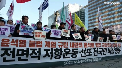 El partido del presidente de Corea del Sur pide su salida de la formación por aprobar la ley marcial