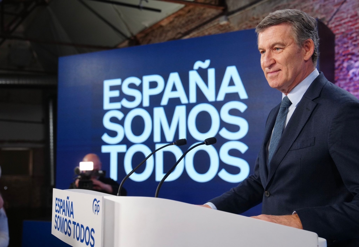 Feijóo dispara contra Sánchez en su balance: «Nunca ha habido un año de más corrupción, escándalos y desigualdad»