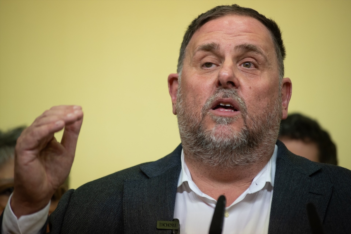 Junqueras aprieta al PSOE con el cupo tras imponerse en la primera vuelta de las primarias: «Que cumpla y punto»