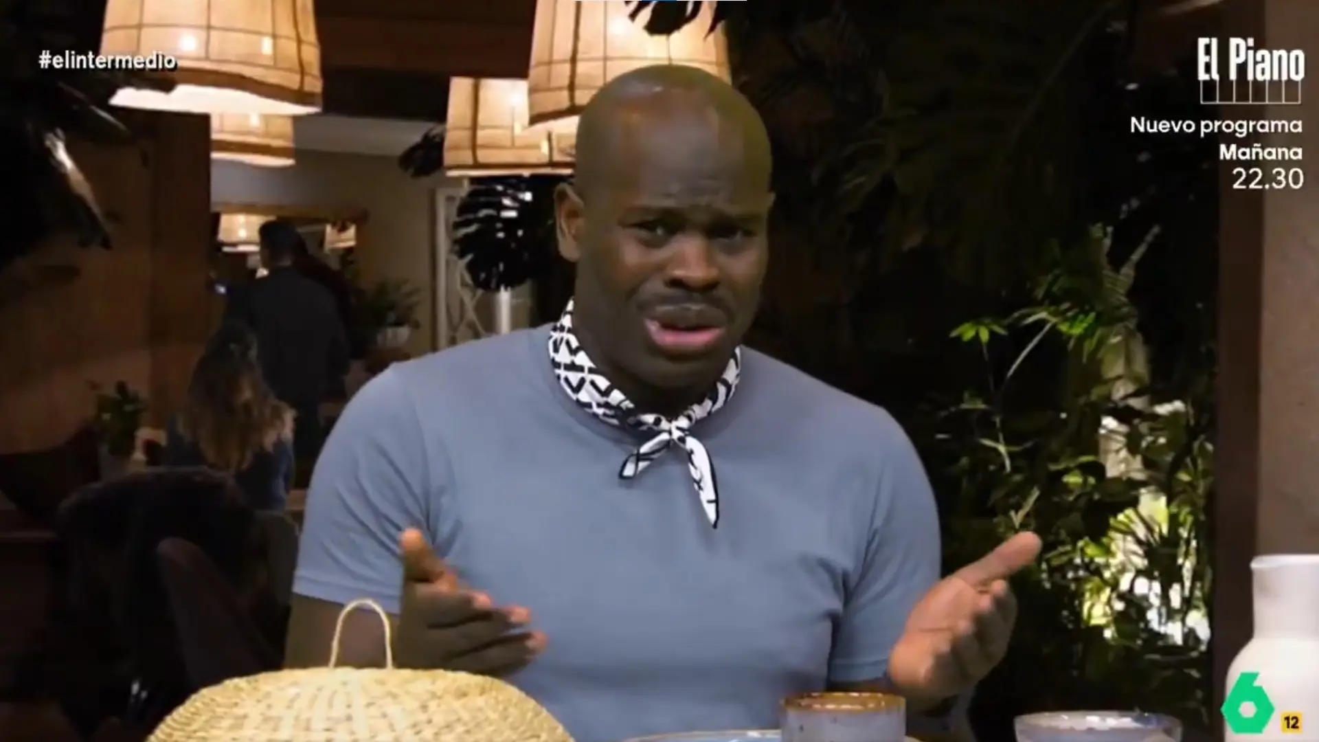 Lamine Thior vuelve a ‘El Intermedio’ para hablar de los de los microrracismos gastronómicos Lamine Thior vuelve a ‘El Intermedio’ para hablar de los de los microrracismos gastronómicos