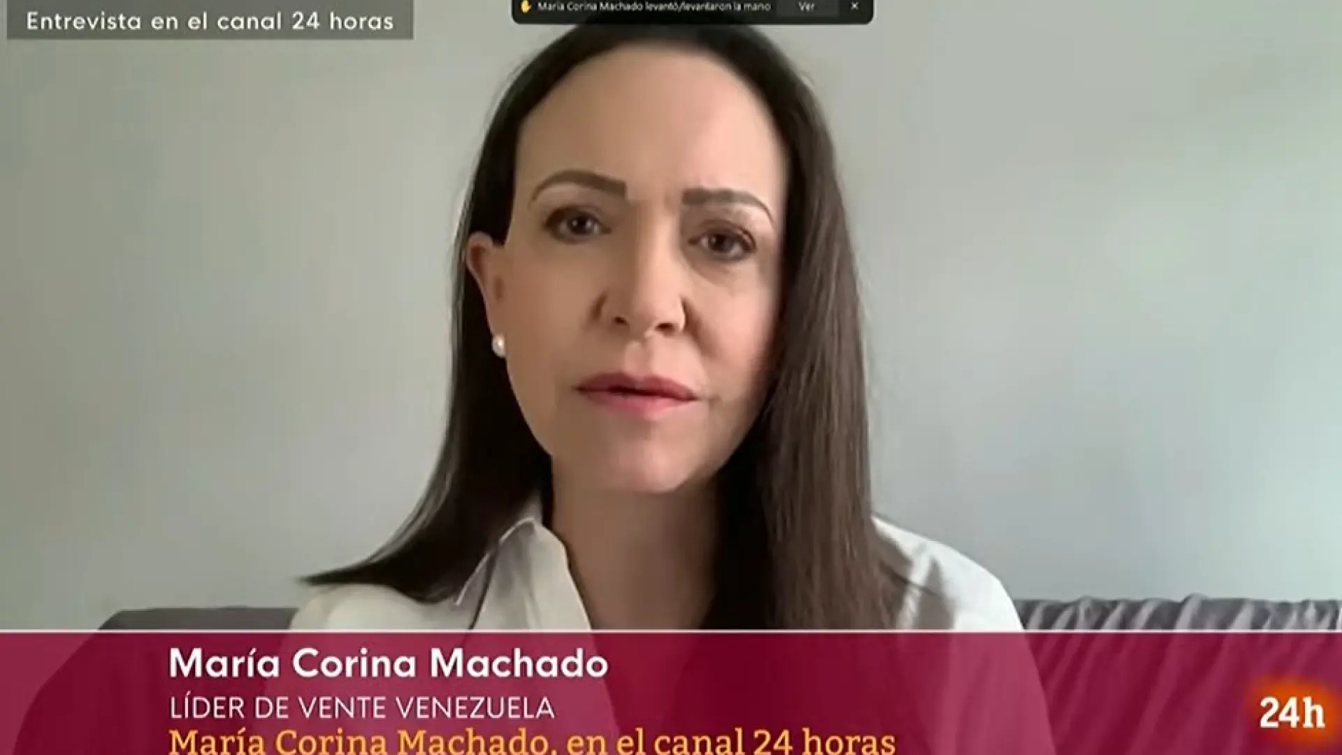 María Corina Machado cree que los militares están a «un paso de hacer lo correcto» frente a Maduro: «Ha llegado la hora» María Corina Machado cree que los militares están a «un paso de hacer lo correcto» frente a Maduro: «Ha llegado la hora»