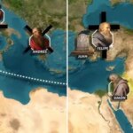 el mapa que muestra la trágica suerte que corrió cada uno