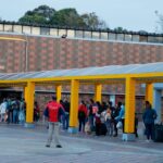 TERMINAL DEL SALITRE bloqueada por ENFRENTAMIENTOS entre conductores