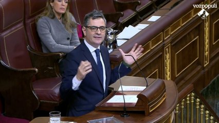 El PP denuncia el «machismo» de Bolaños tras su rifirrafe con Cayetana: «Es complejo freudiano» El PP denuncia el «machismo» de Bolaños tras su rifirrafe con Cayetana: «Es complejo freudiano»