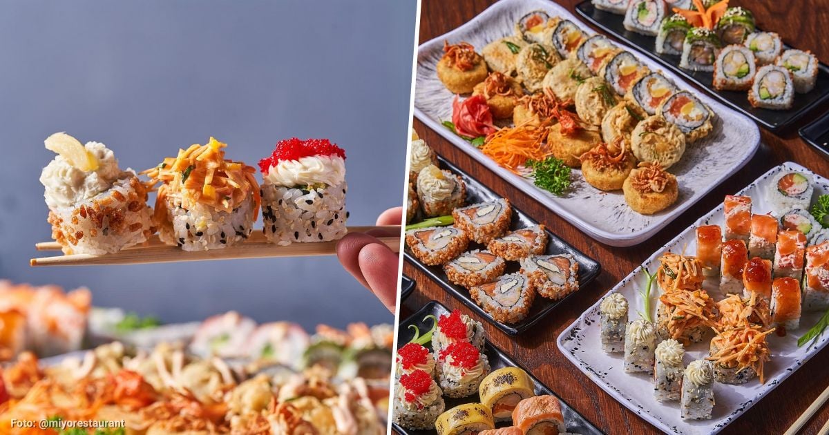 El all you can eat en el que puede comer durante 2 horas sushi, arroz y más por  mil