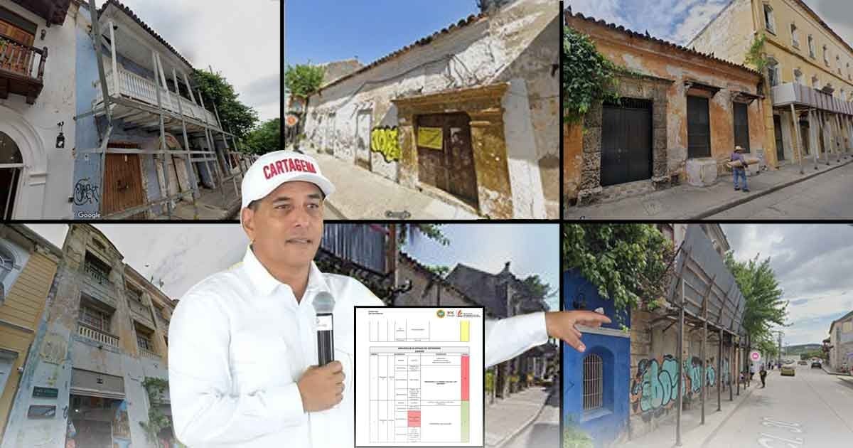 Esta es la lista de los dueños de las 57 casas que están dejando caer en el Centro Histórico Esta es la lista de los dueños de las 57 casas que están dejando caer en el Centro Histórico