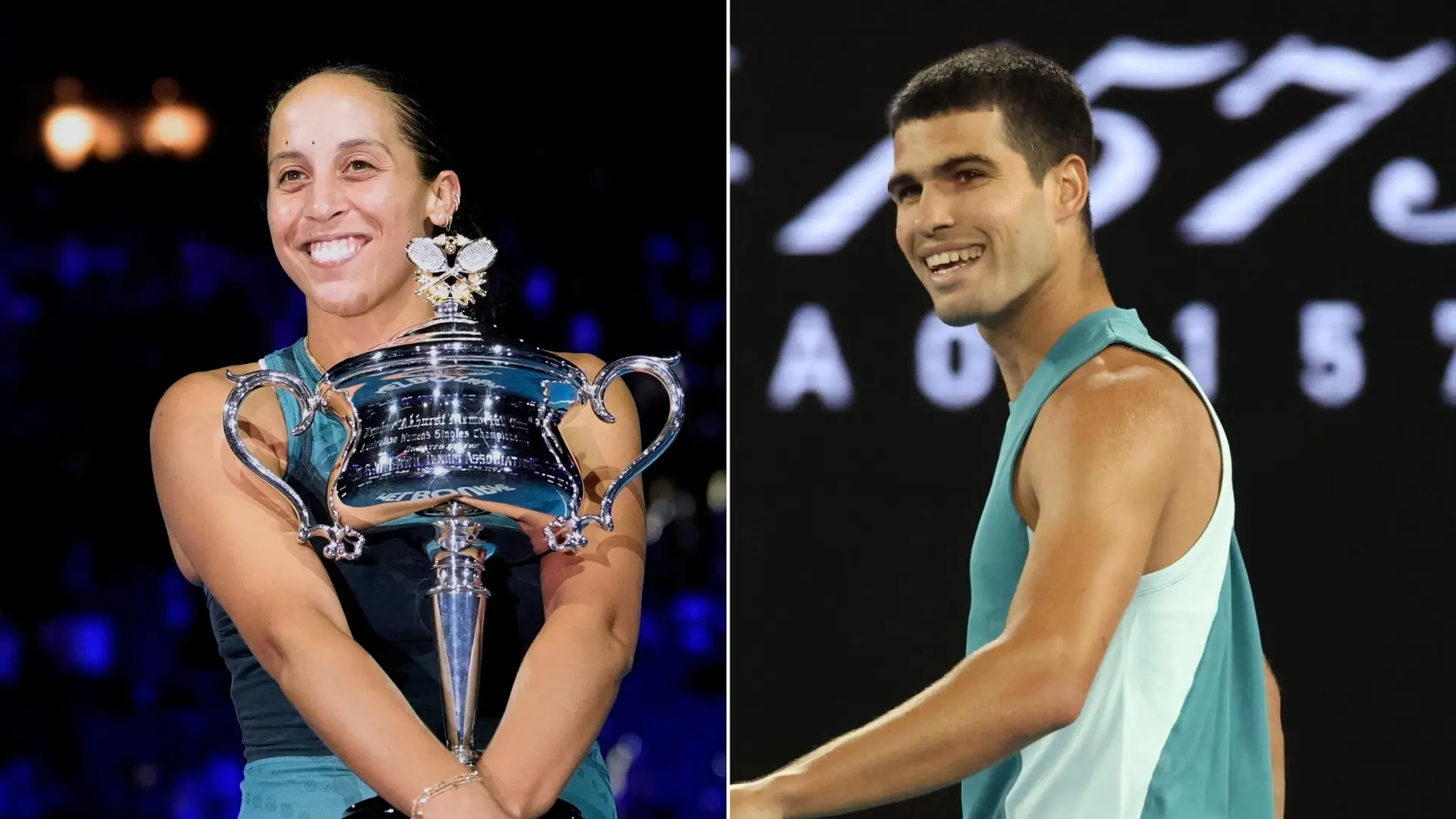 La felicitación llena de emojis de Carlos Alcaraz a la nueva reina de Australia, Madison Keys: «¡Que lo disfrutes!»