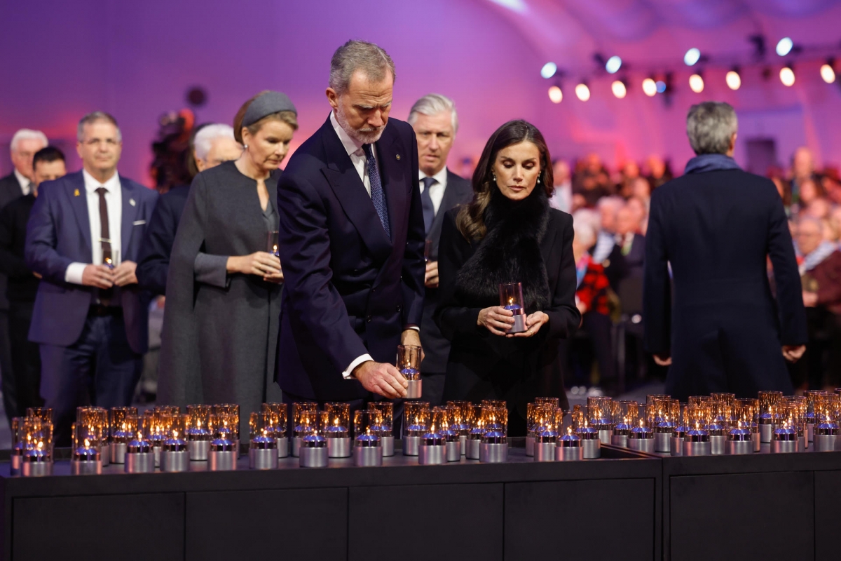 Los Reyes homenajean a las víctimas de Auschwitz en el 80 aniversario de su liberación Los Reyes homenajean a las víctimas de Auschwitz en el 80 aniversario de su liberación
